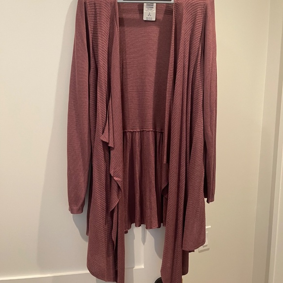 Torrid | Walnut Longsleeve Drape Cardigan - Picture 6 of 9